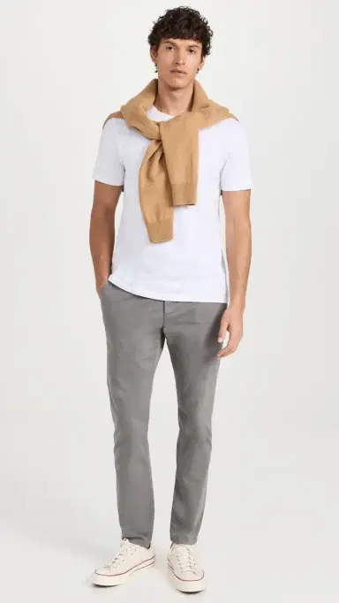 PAIGE Danford Stretch Sateen Chinos Cool Slate | Thumbnail 5 PAIGE Danford Stretch Sateen Chinos Cool Slate | Thumbnail 5