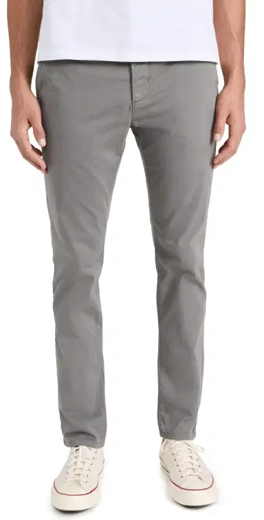 PAIGE Danford Stretch Sateen Chinos Cool Slate | Thumbnail 1 PAIGE Danford Stretch Sateen Chinos Cool Slate | Thumbnail 1