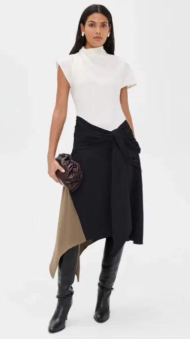 STAUD Davina Dress Black multi | Thumbnail 5 STAUD Davina Dress Black multi | Thumbnail 5