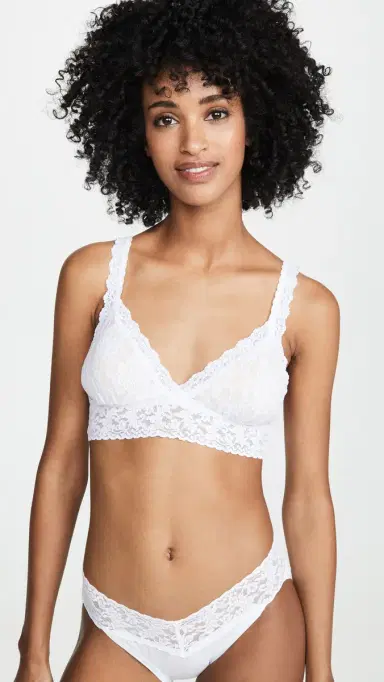 Hanky Panky Signature Lace Padded Crossover Bralette White | Thumbnail 5 Hanky Panky Signature Lace Padded Crossover Bralette White | Thumbnail 5