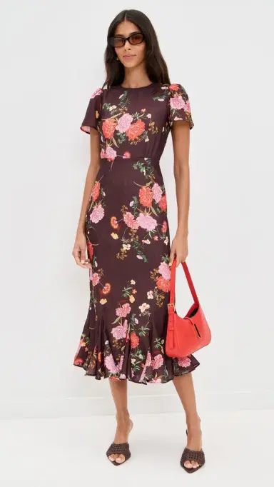LE BOP Etta Dress Hickory Floral | Thumbnail 2 LE BOP Etta Dress Hickory Floral | Thumbnail 2