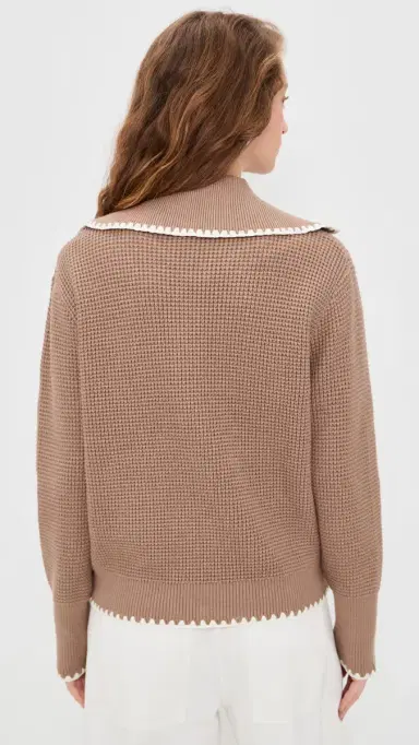 Varley ibley oft Knit Jacket Ginger nap | Thumbnail 3 Varley ibley oft Knit Jacket Ginger nap | Thumbnail 3