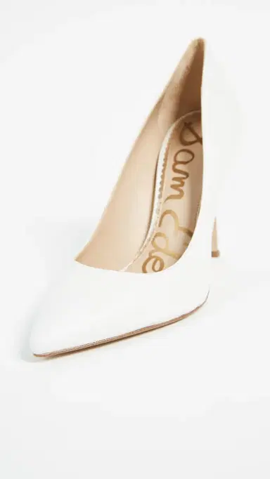 Sam Edelman Hazel Pumps Bright White 8 | Thumbnail 5 Sam Edelman Hazel Pumps Bright White 8 | Thumbnail 5