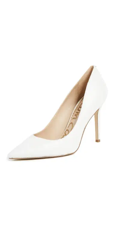 Sam Edelman Hazel Pumps Bright White 8 | Thumbnail 1 Sam Edelman Hazel Pumps Bright White 8 | Thumbnail 1
