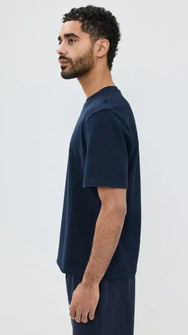 Wax London Dean Tee Navy M | Thumbnail 4 Wax London Dean Tee Navy M | Thumbnail 4