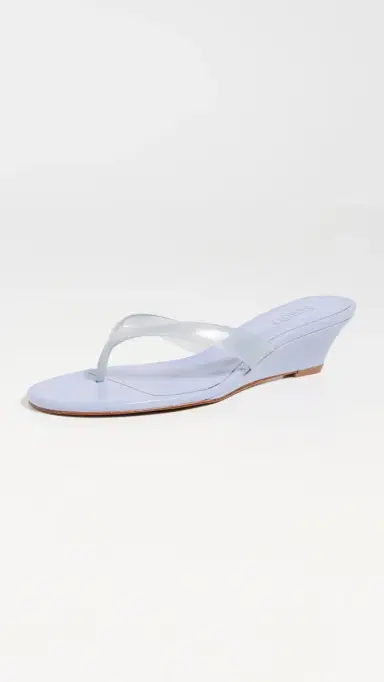 Schutz Roslyn Jelly Wedges Lavender Sky Translucido | Thumbnail 2 Schutz Roslyn Jelly Wedges Lavender Sky Translucido | Thumbnail 2