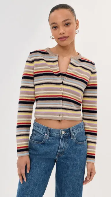 LE BOP Mara Cropped Cardigan | Thumbnail 3 LE BOP Mara Cropped Cardigan | Thumbnail 3