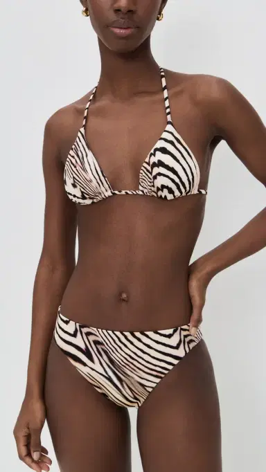 Vitamin A California High Leg Bikini Bottoms hell Stripe | Thumbnail 4 Vitamin A California High Leg Bikini Bottoms hell Stripe | Thumbnail 4