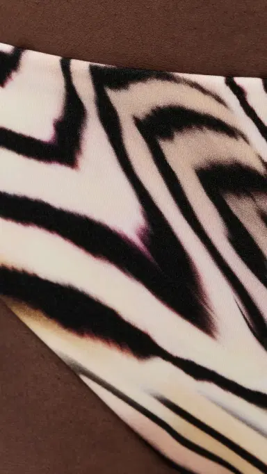 Vitamin A California High Leg Bikini Bottoms hell Stripe | Thumbnail 5 Vitamin A California High Leg Bikini Bottoms hell Stripe | Thumbnail 5