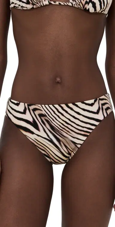 Vitamin A California High Leg Bikini Bottoms hell Stripe | Thumbnail 1 Vitamin A California High Leg Bikini Bottoms hell Stripe | Thumbnail 1