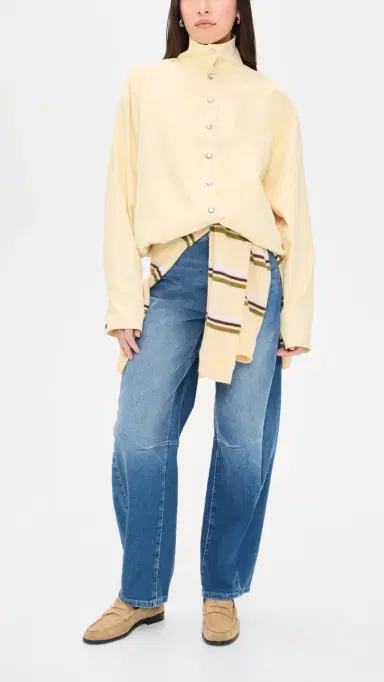 DL1961 Miro Barrel High Rise Jeans Opal Harbor 23 | Thumbnail 5 DL1961 Miro Barrel High Rise Jeans Opal Harbor 23 | Thumbnail 5