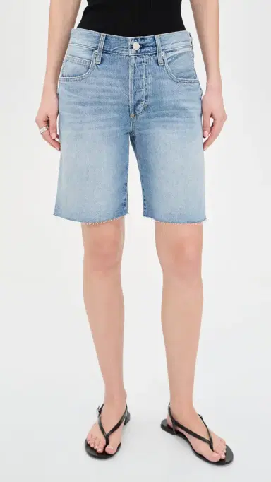 AMO Steph Denim Shorts Breeze | Thumbnail 2 AMO Steph Denim Shorts Breeze | Thumbnail 2