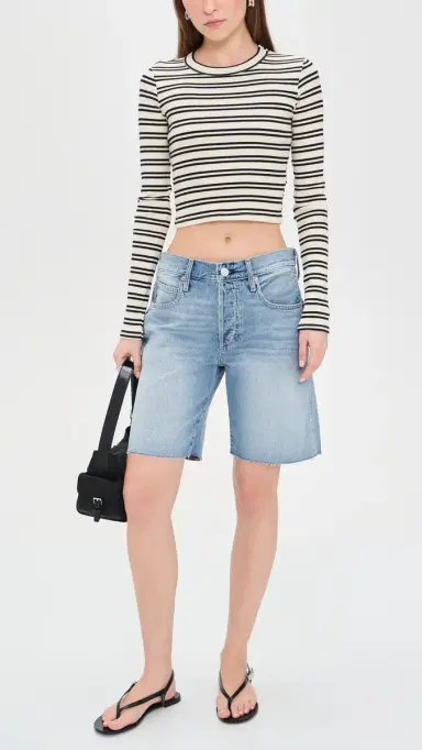 AMO Steph Denim Shorts Breeze | Thumbnail 5 AMO Steph Denim Shorts Breeze | Thumbnail 5