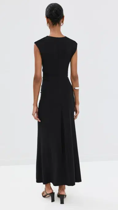 Simkhai Acacia Midi Dress Black | Thumbnail 3 Simkhai Acacia Midi Dress Black | Thumbnail 3