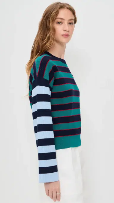 English Factory Striped Knit Top ulti | Thumbnail 4 English Factory Striped Knit Top ulti | Thumbnail 4