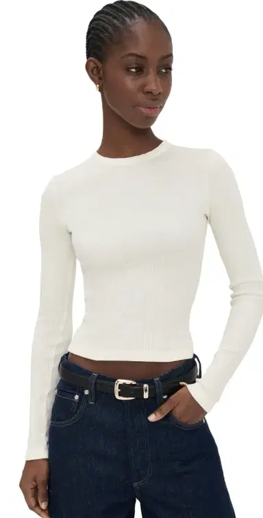 Citizens of Humanity Pilar Waffle Crewneck Pashmina | Thumbnail 1 Citizens of Humanity Pilar Waffle Crewneck Pashmina | Thumbnail 1