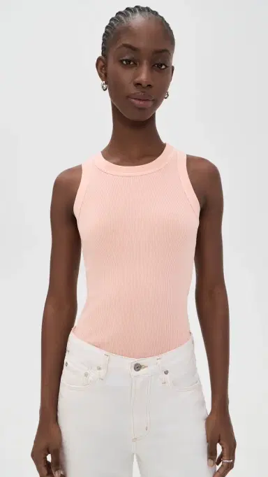 Citizens of Humanity Isabel Tank Top Melon Crème | Thumbnail 2 Citizens of Humanity Isabel Tank Top Melon Crème | Thumbnail 2
