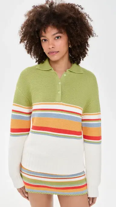 Solid & Striped The Cleo Pullover St. Barths Stripe | Thumbnail 2 Solid & Striped The Cleo Pullover St. Barths Stripe | Thumbnail 2
