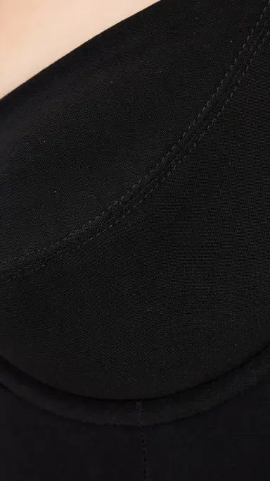 Norma Kamali Underwire Midcalf Dress Black | Thumbnail 6 Norma Kamali Underwire Midcalf Dress Black | Thumbnail 6