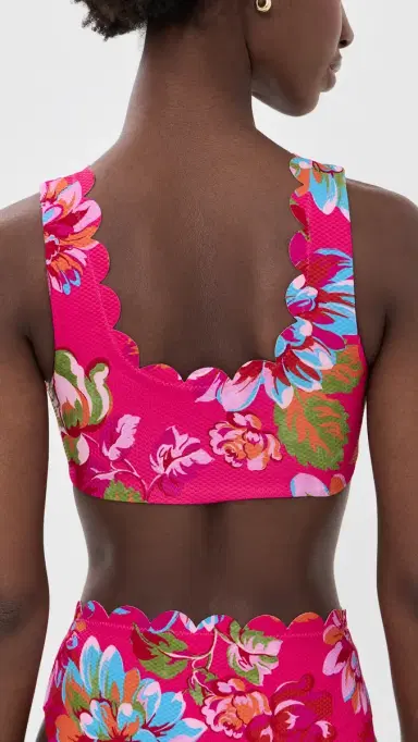 BEACH RIOT adison Bikini Top Sugar Bloom | Thumbnail 3 BEACH RIOT adison Bikini Top Sugar Bloom | Thumbnail 3