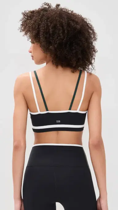 Splits59 Eva Rigor Double Strap Bra Black/Military L | Thumbnail 3 Splits59 Eva Rigor Double Strap Bra Black/Military L | Thumbnail 3
