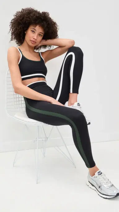 Splits59 Eva Rigor Double Strap Bra Black/Military L | Thumbnail 5 Splits59 Eva Rigor Double Strap Bra Black/Military L | Thumbnail 5