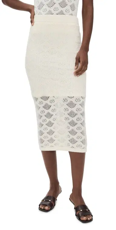 Favorite Daughter The Courtside Skirt Ivory S | Thumbnail 1 Favorite Daughter The Courtside Skirt Ivory S | Thumbnail 1