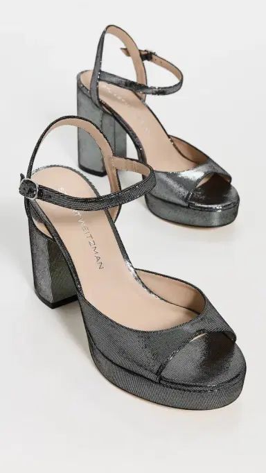 Stuart Weitzman Dayna II Platforms Silver | Thumbnail 5 Stuart Weitzman Dayna II Platforms Silver | Thumbnail 5