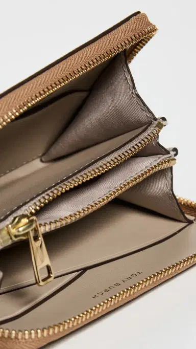 Tory Burch Romy Medium Zip Around Wallet Tiramisu | Thumbnail 5 Tory Burch Romy Medium Zip Around Wallet Tiramisu | Thumbnail 5