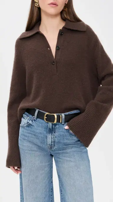 RENGGLI Leather Belt Ink One Size | Thumbnail 3 RENGGLI Leather Belt Ink One Size | Thumbnail 3