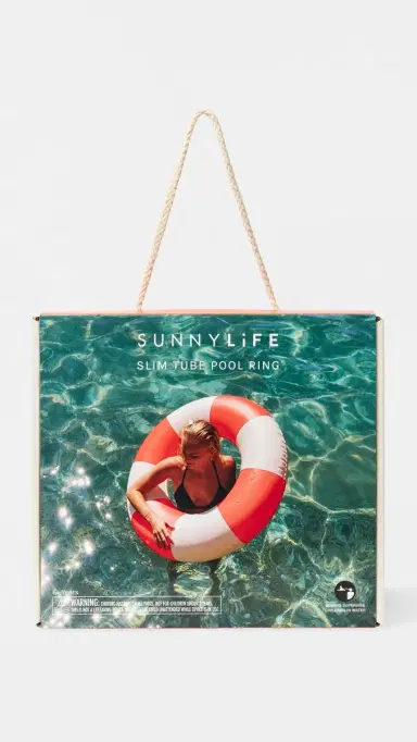 Sunnylife Slim Tube Pool Ring Tomato | Thumbnail 4 Sunnylife Slim Tube Pool Ring Tomato | Thumbnail 4