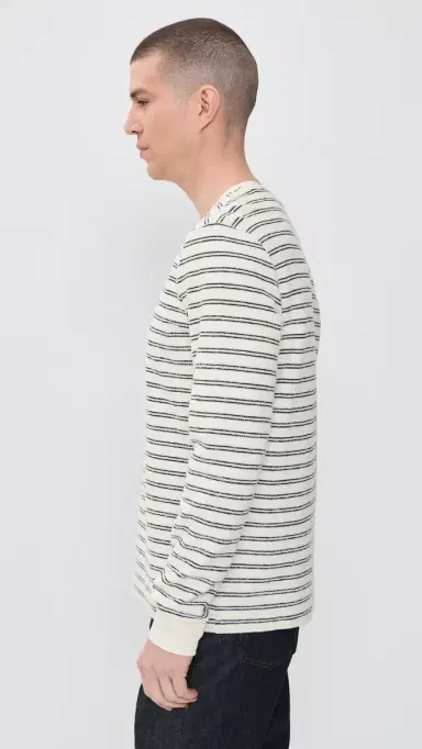 Taylor Stitch The Hooper Crew Tee Marine Stripe | Thumbnail 4 Taylor Stitch The Hooper Crew Tee Marine Stripe | Thumbnail 4