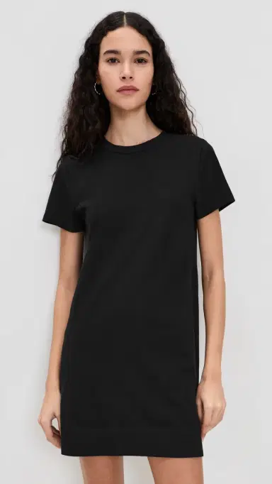 Madewell T-Shirt Mini Dress Jet Black L | Thumbnail 2 Madewell T-Shirt Mini Dress Jet Black L | Thumbnail 2