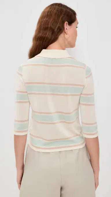 RE/DONE The Range Polo Top Light Mint Combo M | Thumbnail 3 RE/DONE The Range Polo Top Light Mint Combo M | Thumbnail 3