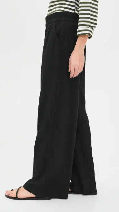 Marine Layer Allison Tencel Trousers Black S | Thumbnail 4 Marine Layer Allison Tencel Trousers Black S | Thumbnail 4