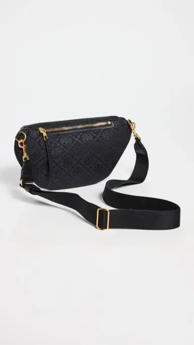 Tory Burch T Monogram Belt Bag Black One Size | Thumbnail 4 Tory Burch T Monogram Belt Bag Black One Size | Thumbnail 4