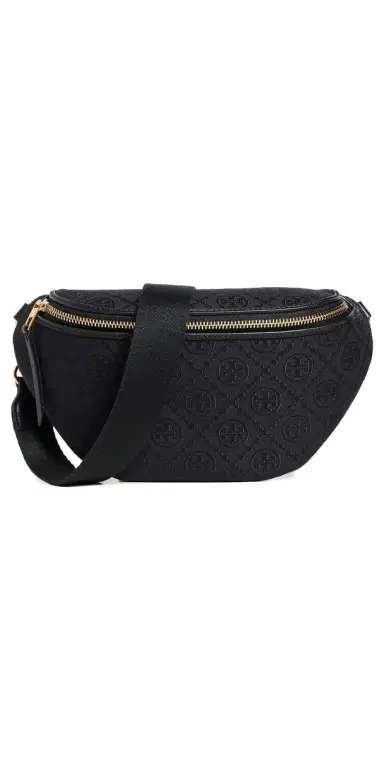 Tory Burch T Monogram Belt Bag Black One Size | Thumbnail 1 Tory Burch T Monogram Belt Bag Black One Size | Thumbnail 1