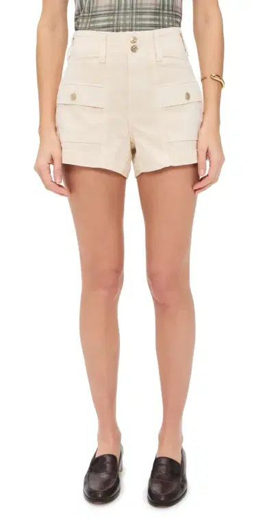 PAIGE Olivia Cargo Shorts Quartz Sand 32 | Thumbnail 1 PAIGE Olivia Cargo Shorts Quartz Sand 32 | Thumbnail 1