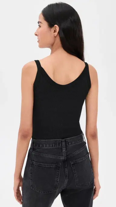 AGOLDE Jordan Tank Black | Thumbnail 3 AGOLDE Jordan Tank Black | Thumbnail 3