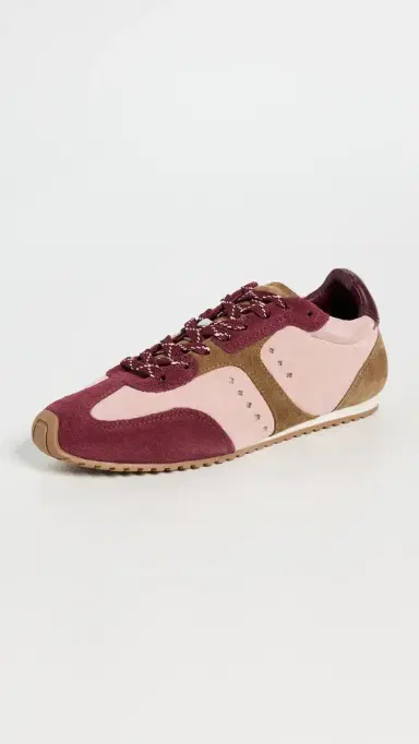 Larroudé Stella Sneakers Tulip/Russet/Wine Suede 5 | Thumbnail 2 Larroudé Stella Sneakers Tulip/Russet/Wine Suede 5 | Thumbnail 2