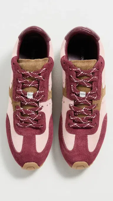 Larroudé Stella Sneakers Tulip/Russet/Wine Suede 5 | Thumbnail 5 Larroudé Stella Sneakers Tulip/Russet/Wine Suede 5 | Thumbnail 5