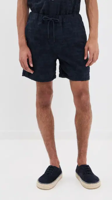 OAS Night Lagoon Terry Shorts 6 Blue | Thumbnail 2 OAS Night Lagoon Terry Shorts 6 Blue | Thumbnail 2