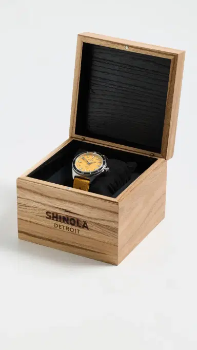 Shinola Duck 3hd 40mm, Canary Rubber Strap Watch Canary | Thumbnail 6 Shinola Duck 3hd 40mm, Canary Rubber Strap Watch Canary | Thumbnail 6