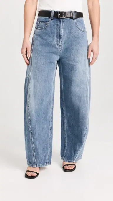 Tibi Petite Classic Wash Denim Sid Jeans Classic Blue | Thumbnail 2 Tibi Petite Classic Wash Denim Sid Jeans Classic Blue | Thumbnail 2
