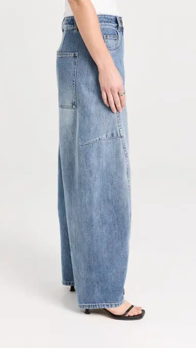 Tibi Petite Classic Wash Denim Sid Jeans Classic Blue | Thumbnail 4 Tibi Petite Classic Wash Denim Sid Jeans Classic Blue | Thumbnail 4