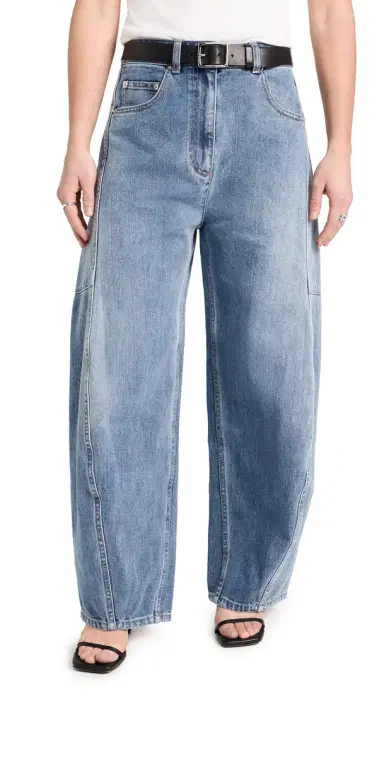 Tibi Petite Classic Wash Denim Sid Jeans Classic Blue | Thumbnail 1 Tibi Petite Classic Wash Denim Sid Jeans Classic Blue | Thumbnail 1