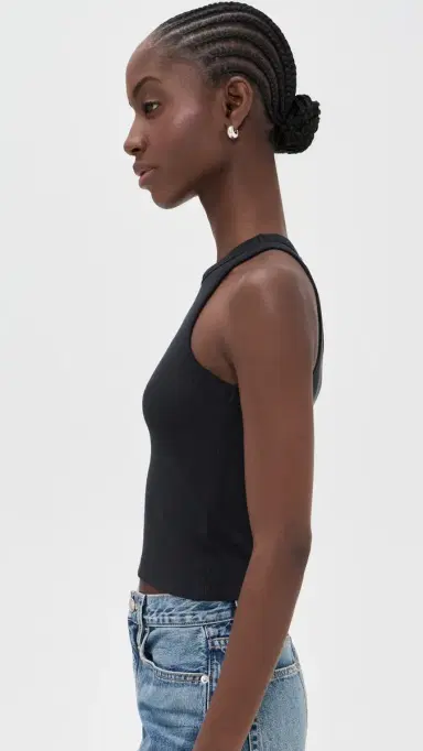Marine Layer exi Rib Sun In Crop Tank Black | Thumbnail 4 Marine Layer exi Rib Sun In Crop Tank Black | Thumbnail 4