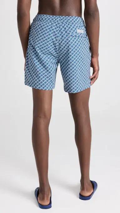 Fair Harbor The Bayberry Swim Trunks 7 Navy Geo | Thumbnail 3 Fair Harbor The Bayberry Swim Trunks 7 Navy Geo | Thumbnail 3