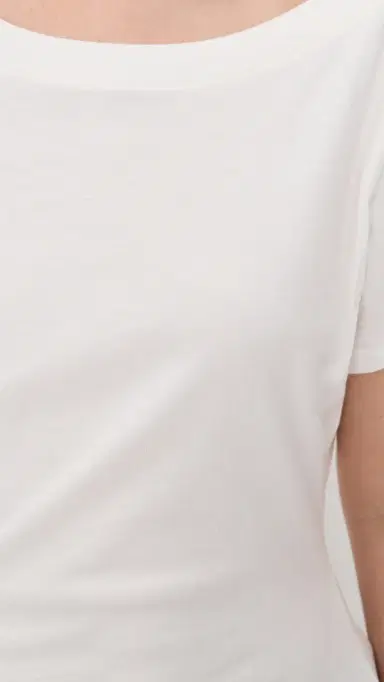 EB Denim Elena Off Shoulder Tee White | Thumbnail 6 EB Denim Elena Off Shoulder Tee White | Thumbnail 6