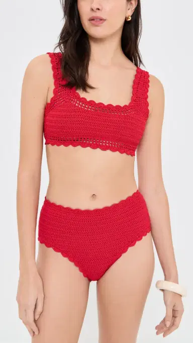 BEACH RIOT Andy Bikini Top Ruby L | Thumbnail 5 BEACH RIOT Andy Bikini Top Ruby L | Thumbnail 5